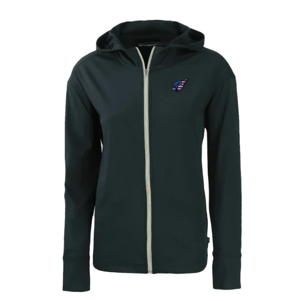 Arizona cardinals cutter buck womens daybreak eco recycled full zip hoodie Navy S