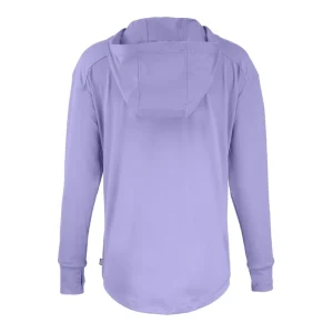 Arizona cardinals cutter buck womens daybreak eco recycled half zip hoodie Purple M