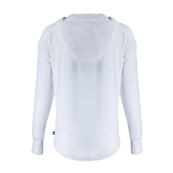 Arizona cardinals cutter buck womens daybreak eco recycled half zip hoodie White M