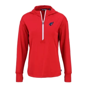 Arizona cardinals cutter buck womens daybreak eco recycled half zip hoodie cardinal Cardinal S