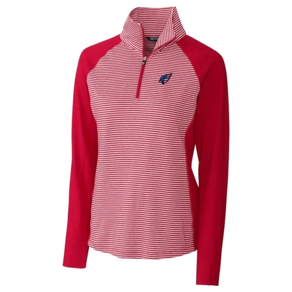 Arizona cardinals cutter buck womens forge tonal half zip top cardinal Cardinal S