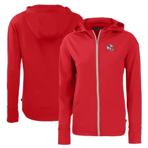 Arizona cardinals cutter buck womens helmet daybreak eco recycled full zip hoodie cardinal Cardinal