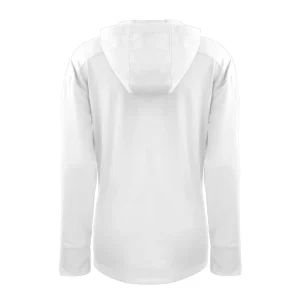 Arizona cardinals cutter buck womens helmet daybreak eco recycled half zip hoodie White M