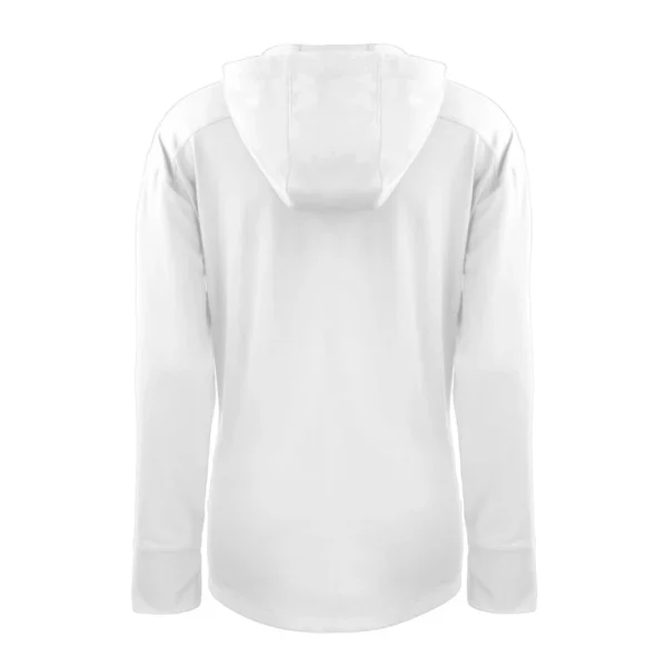 Arizona cardinals cutter buck womens helmet daybreak eco recycled half zip hoodie White M
