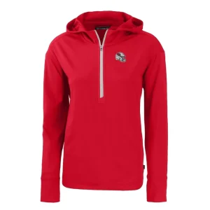 Arizona cardinals cutter buck womens helmet daybreak eco recycled half zip hoodie cardinal Cardinal S