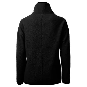 Arizona cardinals cutter buck womens helmet logo cascade eco sherpa fleece half zip pullover jacket Black M