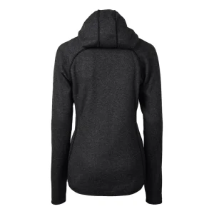 Arizona cardinals cutter buck womens helmet logo mainsail sweater knit full zip hoodie Charcoal M