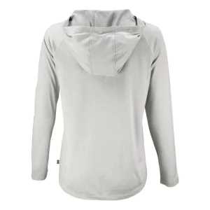 Arizona cardinals cutter buck womens historic coastline epic comfort eco recycled raglan pullover hoodie Gray M