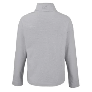 Arizona cardinals cutter buck womens hunts point eco half snap sweatshirt Gray M
