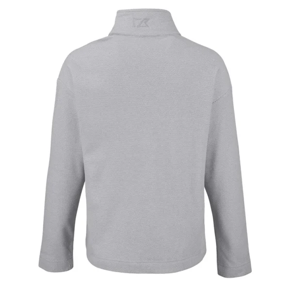 Arizona cardinals cutter buck womens hunts point eco half snap sweatshirt Gray M