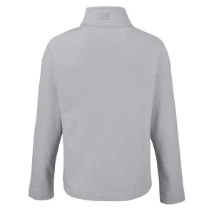 Arizona cardinals cutter buck womens hunts point eco half snap sweatshirt Gray M