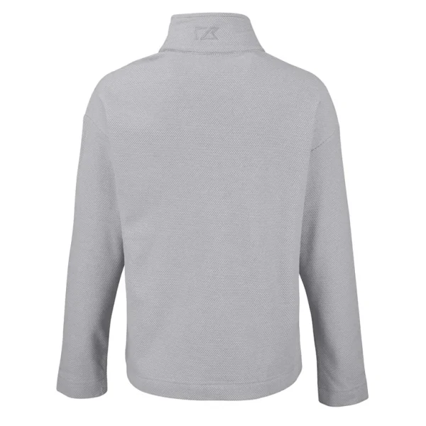 Arizona cardinals cutter buck womens hunts point eco half snap sweatshirt Gray M