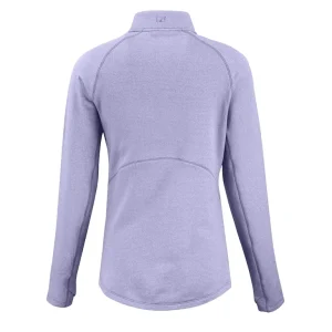 Arizona cardinals cutter buck womens peshastin eco fleece recycled half zip top Purple M
