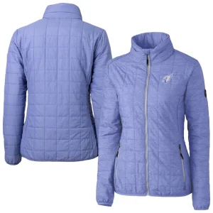 Arizona cardinals cutter buck womens rainier primaloft® eco insulated full zip puffer jacket Purple