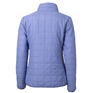 Arizona cardinals cutter buck womens rainier primaloft® eco insulated full zip puffer jacket Purple M