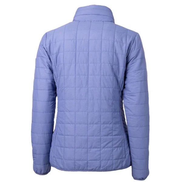 Arizona cardinals cutter buck womens rainier primaloft® eco insulated full zip puffer jacket Purple M