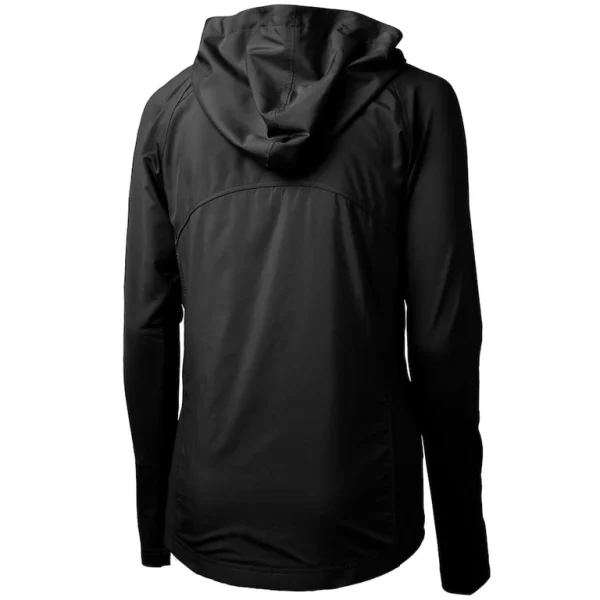 Arizona cardinals cutter buck womens throwback logo adapt eco knit hybrid recycled full zip hoodie Black S