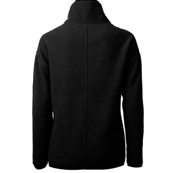 Arizona cardinals cutter buck womens throwback logo cascade eco sherpa fleece half zip pullover jacket Black M