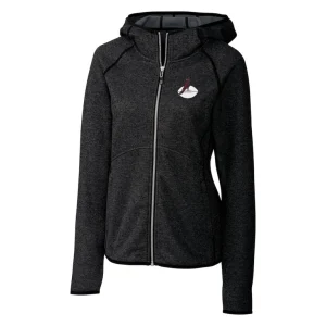 Arizona cardinals cutter buck womens throwback logo mainsail full zip jacket Heather charcoal S