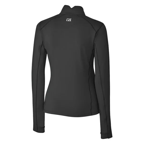 Arizona cardinals cutter buck womens throwback logo traverse stretch quarter zip pullover top Black M
