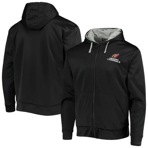 Arizona cardinals dunbrooke apprentice full zip hoodie Blackgray