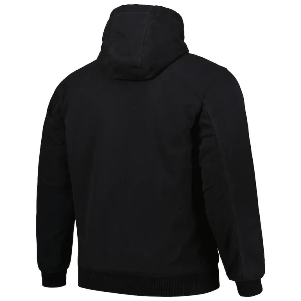 Arizona cardinals dunbrooke big tall dakota canvas hoodie full zip jacket Black 2XT