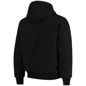 Arizona cardinals dunbrooke dakota cotton canvas hooded jacket Black L