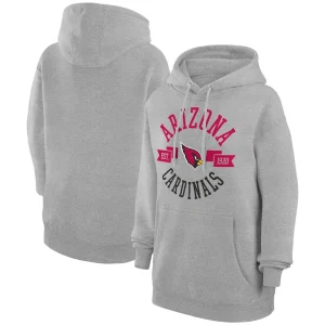 Arizona cardinals g iii 4her by carl banks womens city graphic team fleece pullover hoodie Heather gray