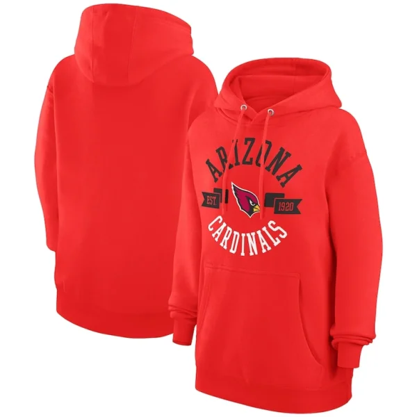 Arizona cardinals g iii 4her by carl banks womens city graphic team fleece pullover hoodie cardinal Cardinal