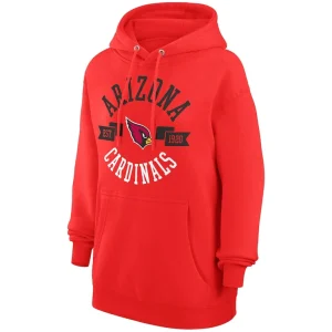 Arizona cardinals g iii 4her by carl banks womens city graphic team fleece pullover hoodie cardinal Cardinal S
