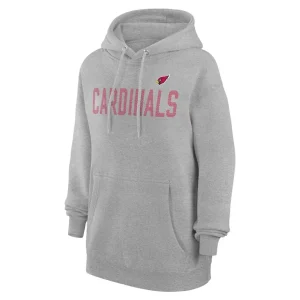 Arizona cardinals g iii 4her by carl banks womens dot print pullover hoodie Heather gray S