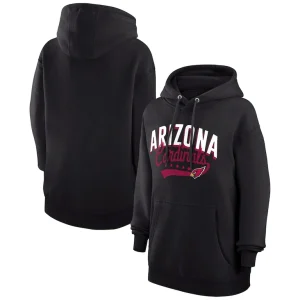 Arizona cardinals g iii 4her by carl banks womens filigree logo pullover hoodie – black Cardinal