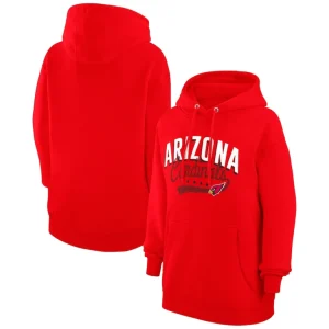 Arizona cardinals g iii 4her by carl banks womens filigree logo pullover hoodie – cardinal Cardinal