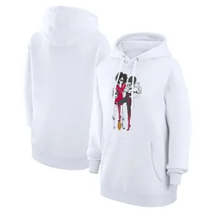 Arizona cardinals g iii 4her by carl banks womens football girls graphic pullover hoodie White