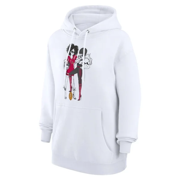 Arizona cardinals g iii 4her by carl banks womens football girls graphic pullover hoodie White S