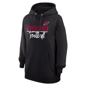 Arizona cardinals g iii 4her by carl banks womens graphic fleece pullover hoodie Black S