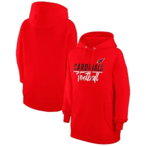 Arizona cardinals g iii 4her by carl banks womens graphic fleece pullover hoodie Red