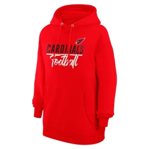 Arizona cardinals g iii 4her by carl banks womens graphic fleece pullover hoodie Red S