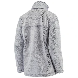 Arizona cardinals g iii 4her by carl banks womens sherpa quarter zip pullover jacket Gray L