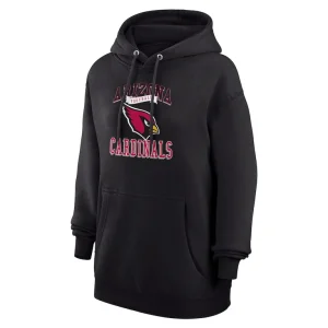 Arizona cardinals g iii 4her by carl banks womens team logo graphic fleece tri blend pullover hoodie Black S