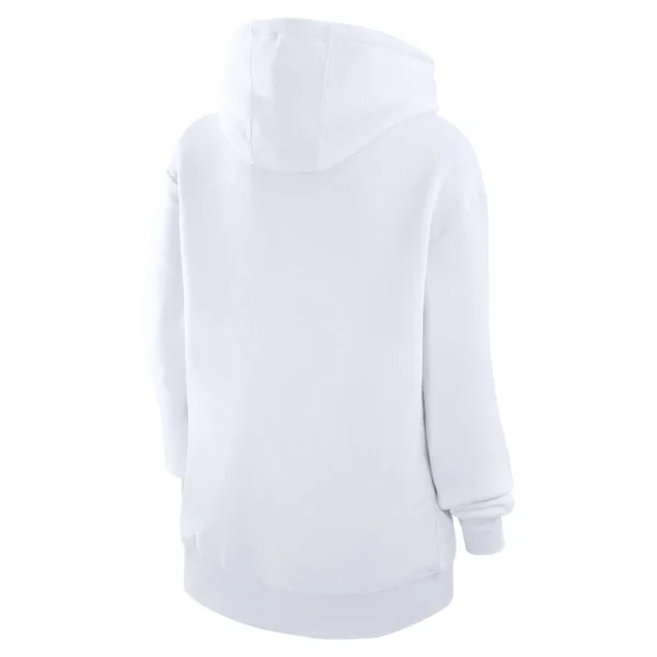 Arizona cardinals g iii 4her by carl banks womens team logo graphic fleece tri blend pullover hoodie White M