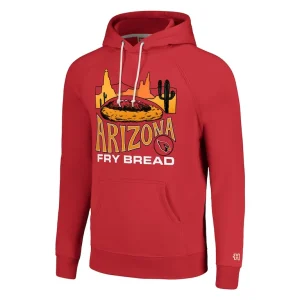 Arizona cardinals homage unisex nfl x guy fieris flavortown tri blend pullover hoodie Red M