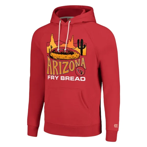Arizona cardinals homage unisex nfl x guy fieris flavortown tri blend pullover hoodie Red M