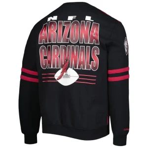 Arizona cardinals mitchell ness all over 2.0 pullover sweatshirt cardinal Cardinal L