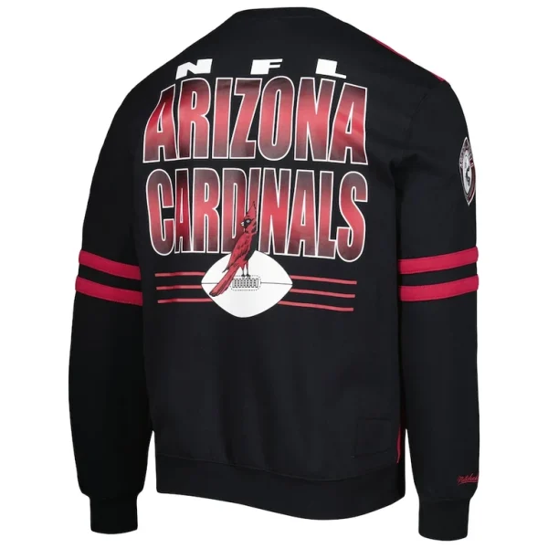 Arizona cardinals mitchell ness all over 2.0 pullover sweatshirt cardinal Cardinal L