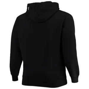 Arizona cardinals new era big tall primary logo pullover hoodie Black 4XB