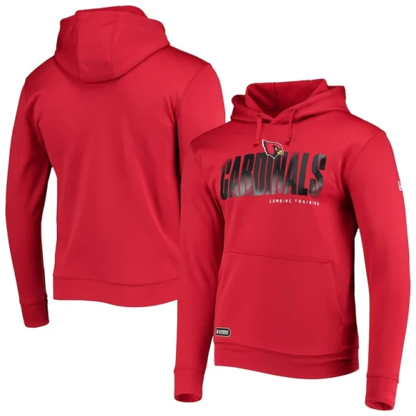 Arizona cardinals new era combine authentic hard hash pullover hoodie cardinal Cardinal