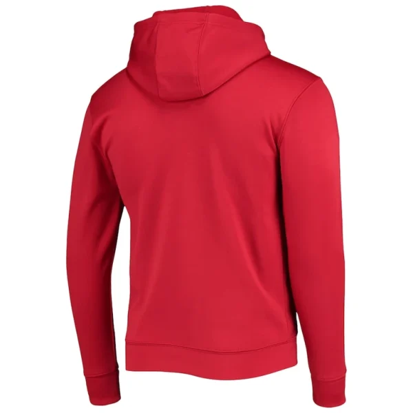 Arizona cardinals new era combine authentic hard hash pullover hoodie cardinal Cardinal L