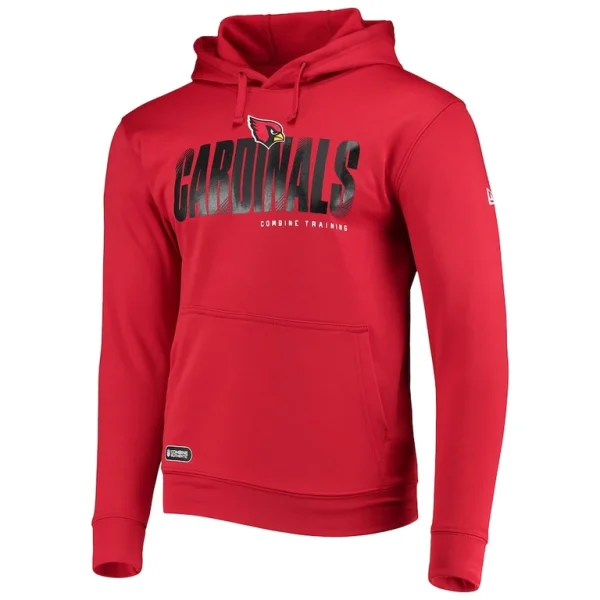 Arizona cardinals new era combine authentic hard hash pullover hoodie cardinal Cardinal M