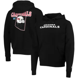 Arizona cardinals new era local pack pullover hoodie Black